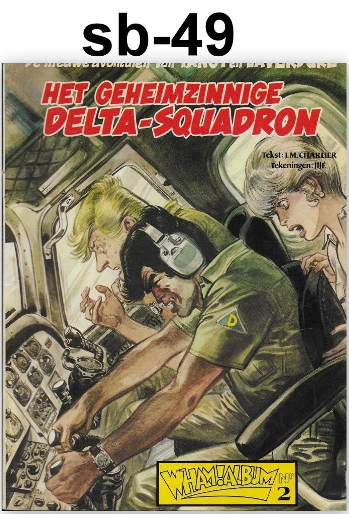 Stripboek bk-49 - Het Geheimzinnige Delta Squadron, Eén stripboek, Ophalen of Verzenden, Gelezen