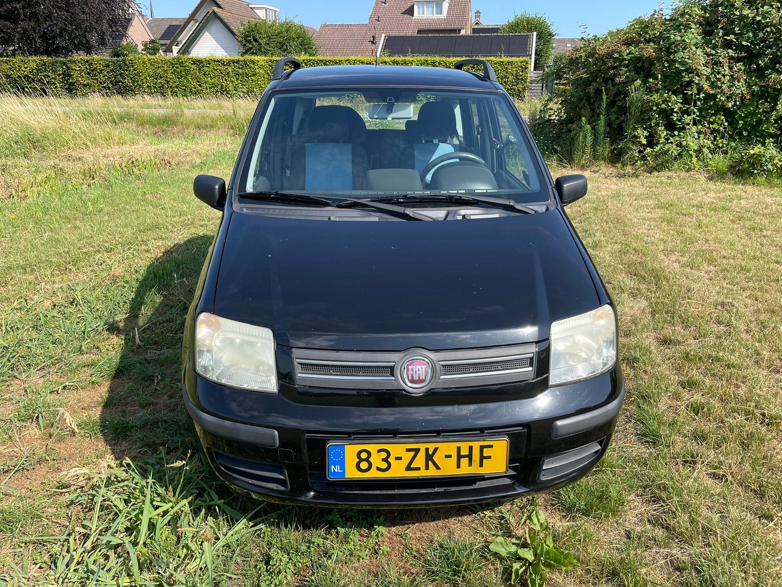 Fiat Panda 1.2 44KW 60PK 2008 Zwart, Voorwielaandrijving, Zwart, Origineel Nederlands, Handgeschakeld