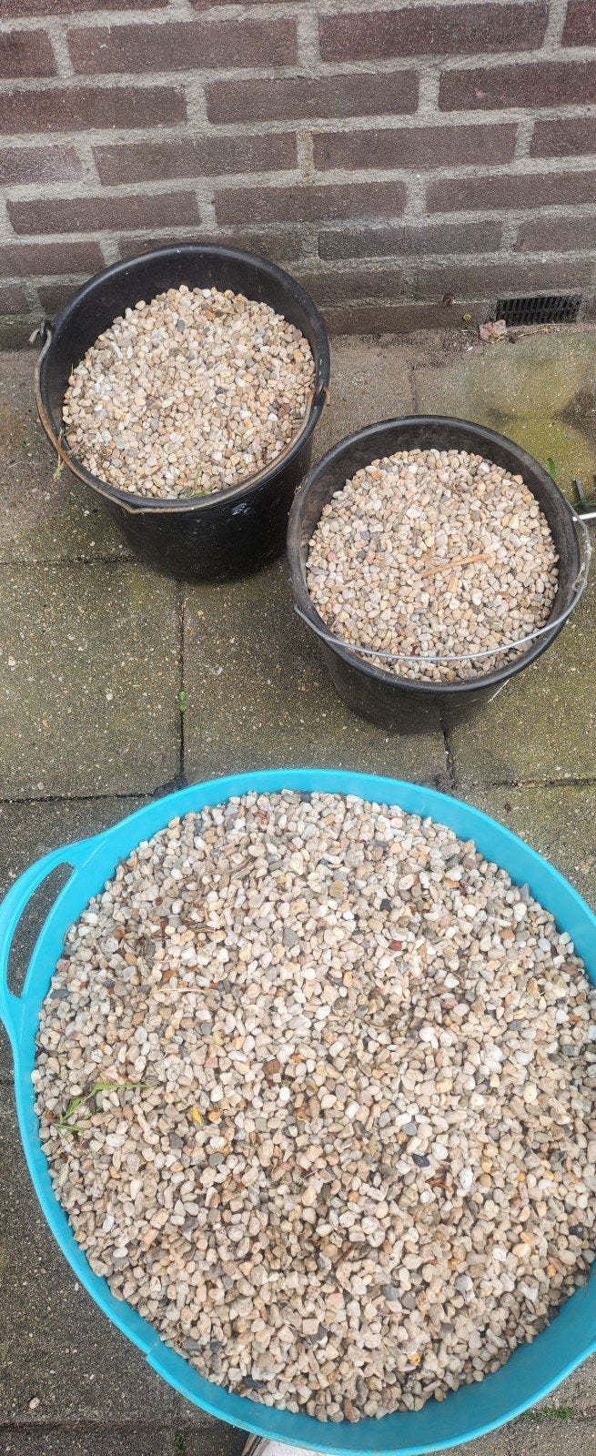 Grind voor tuin of oprit - diverse hoeveelheden beschikbaar, Tuin en Terras, Ophalen, Overige materialen, Gebruikt, Grind