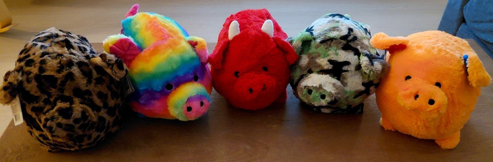 5 nieuwe Funky Piggy Family knuffels, Overige merken, Overige typen, Nieuw, Ophalen of Verzenden