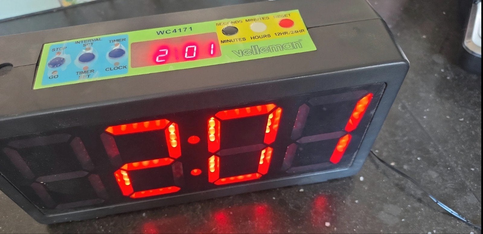 Velleman Chronoklok / Sportklok - Timer, Ophalen of Verzenden, Zo goed als nieuw