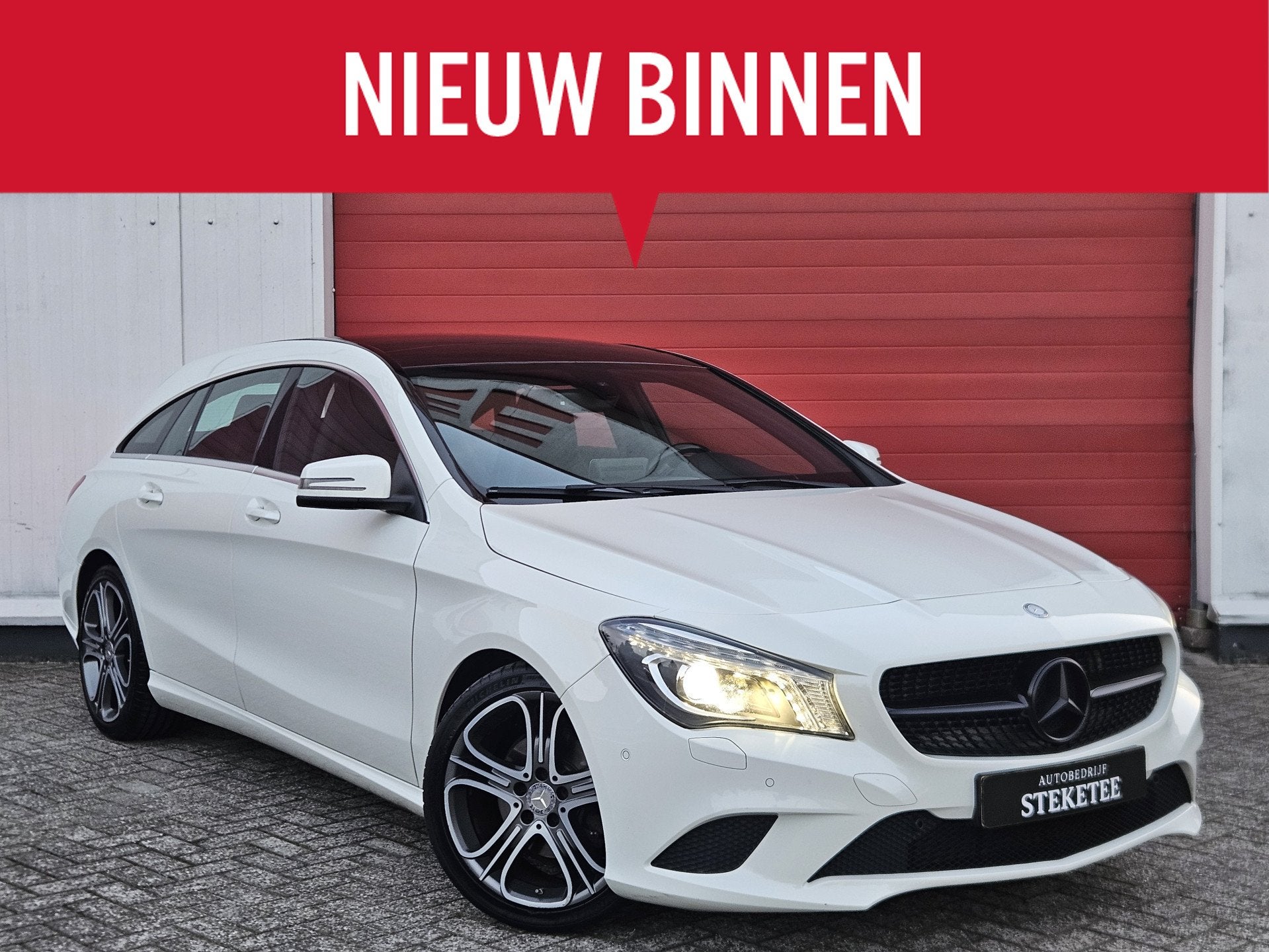 Mercedes-Benz CLA-Klasse Shooting Brake 180 Prestige | Pano, 730 kg, Gebruikt, Leder en Stof, 1595 cc
