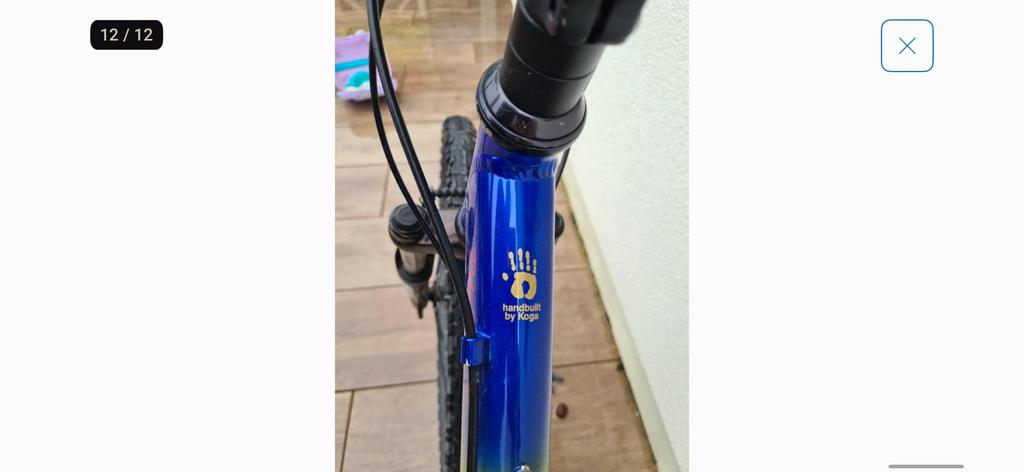 Fiets koga Ytec 27 versnellingen, Ophalen