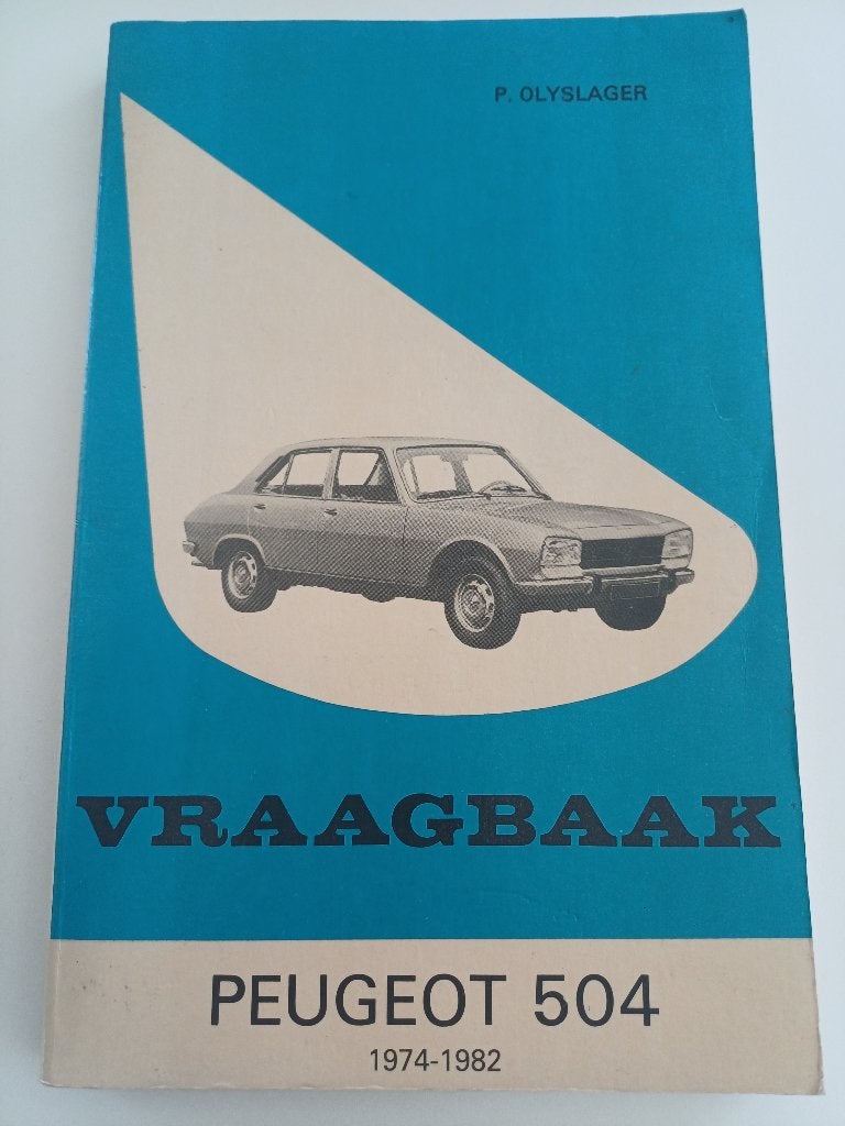 Peugeot 504 Vraagbaak - Olyslager (1974-1982), Auto diversen, Ophalen of Verzenden