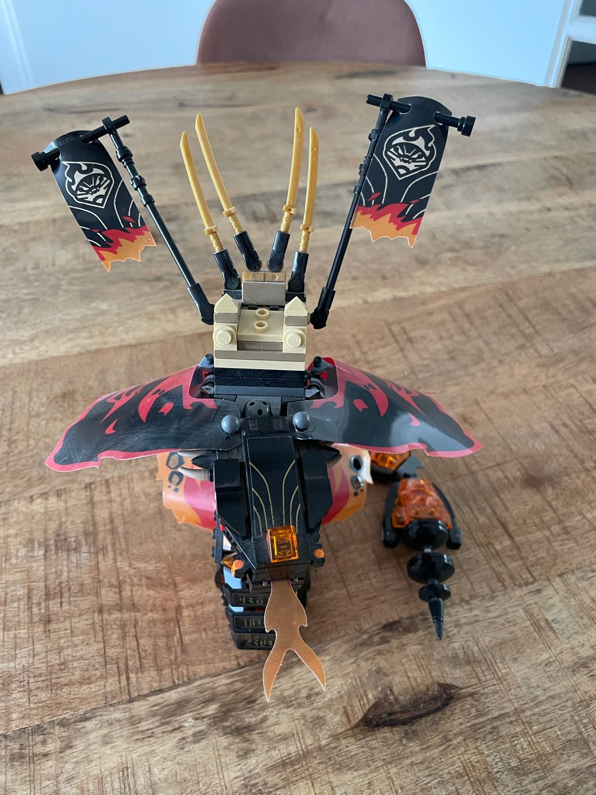 Lego Ninjago 70674 Vuurslang met minifiguren, Lego, Ophalen of Verzenden, Zo goed als nieuw, Compleet