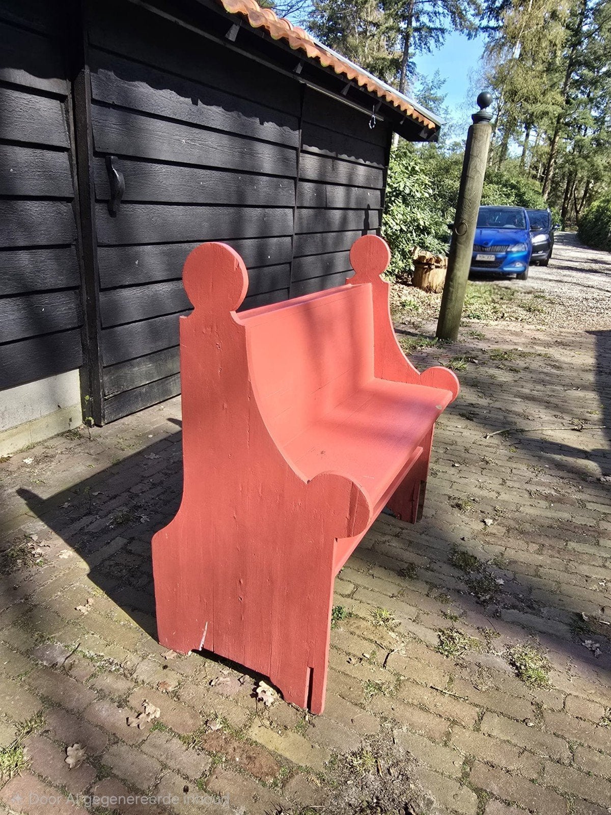 Kerkbank - trouwbank, Tuin en Terras, Ophalen, Gebruikt
