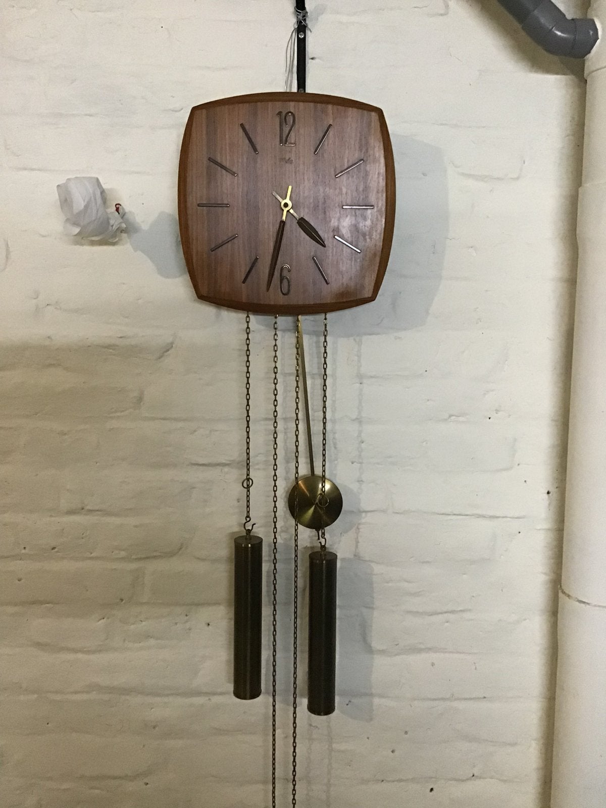 Wuba wandklok, Ophalen, Zo goed als nieuw, Wandklok