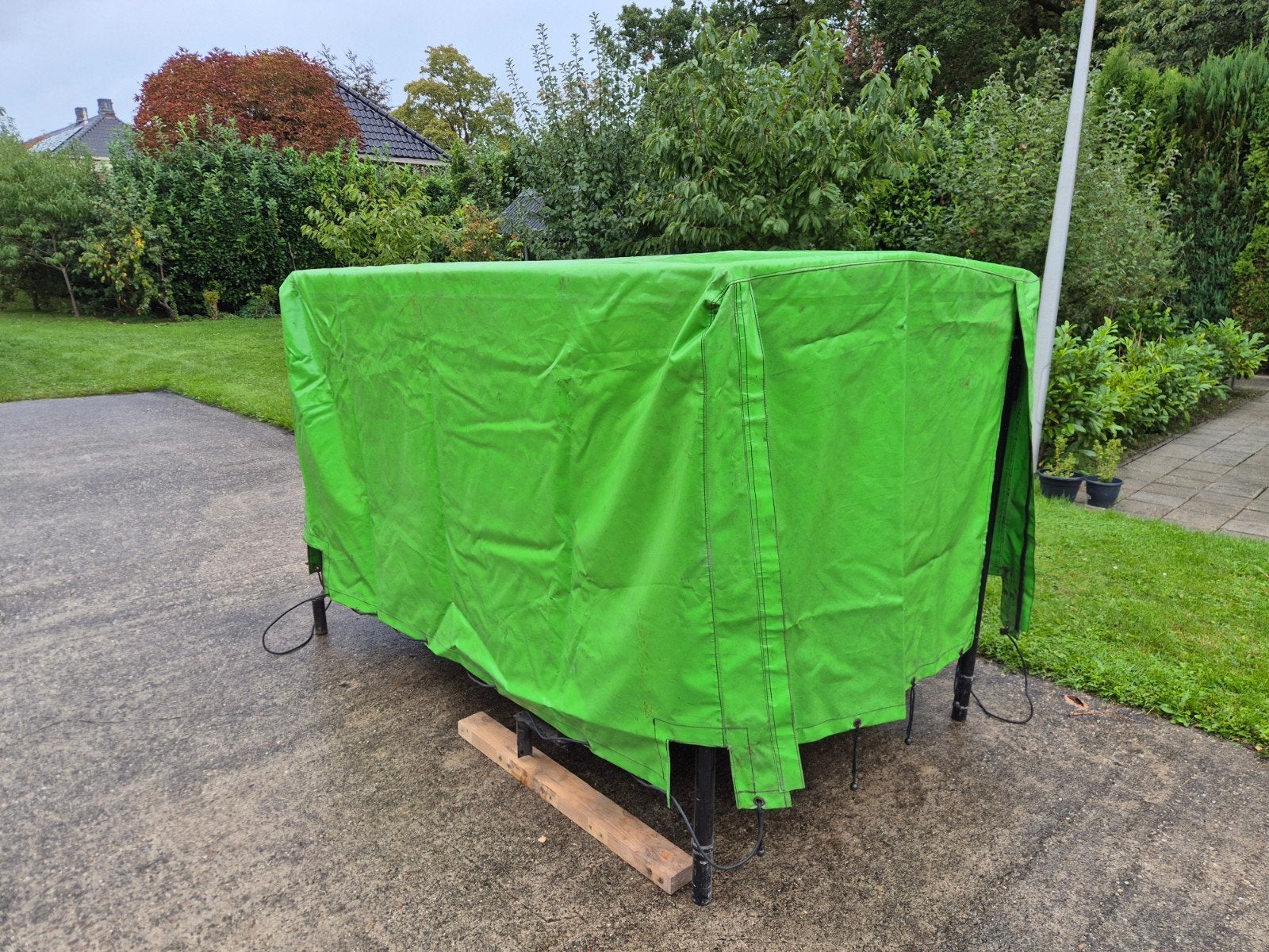 Huif voor aanhanger, Ophalen, Gebruikt