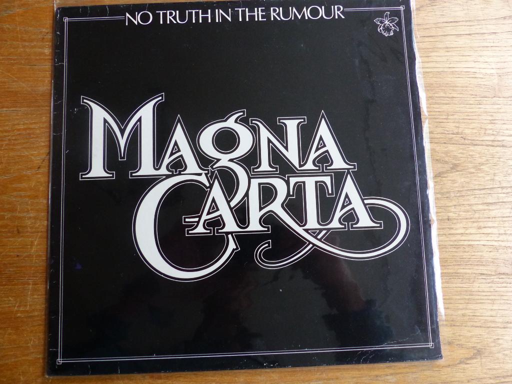 Magna Carta – No Truth In The Rumour, Beschermende buitenhoes, Ophalen of Verzenden, Gebruikt, 12 inch