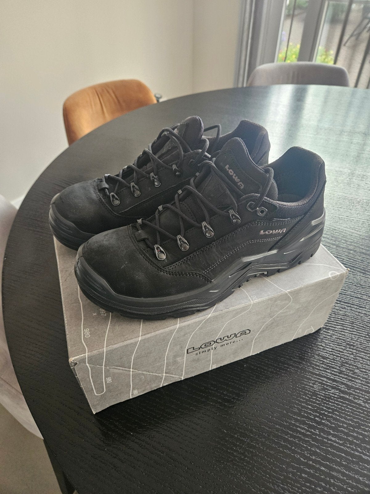 Lowa Renegade Work II GTX LO werkschoenen, maat 45, Ophalen, Lowa, Zwart, Nieuw