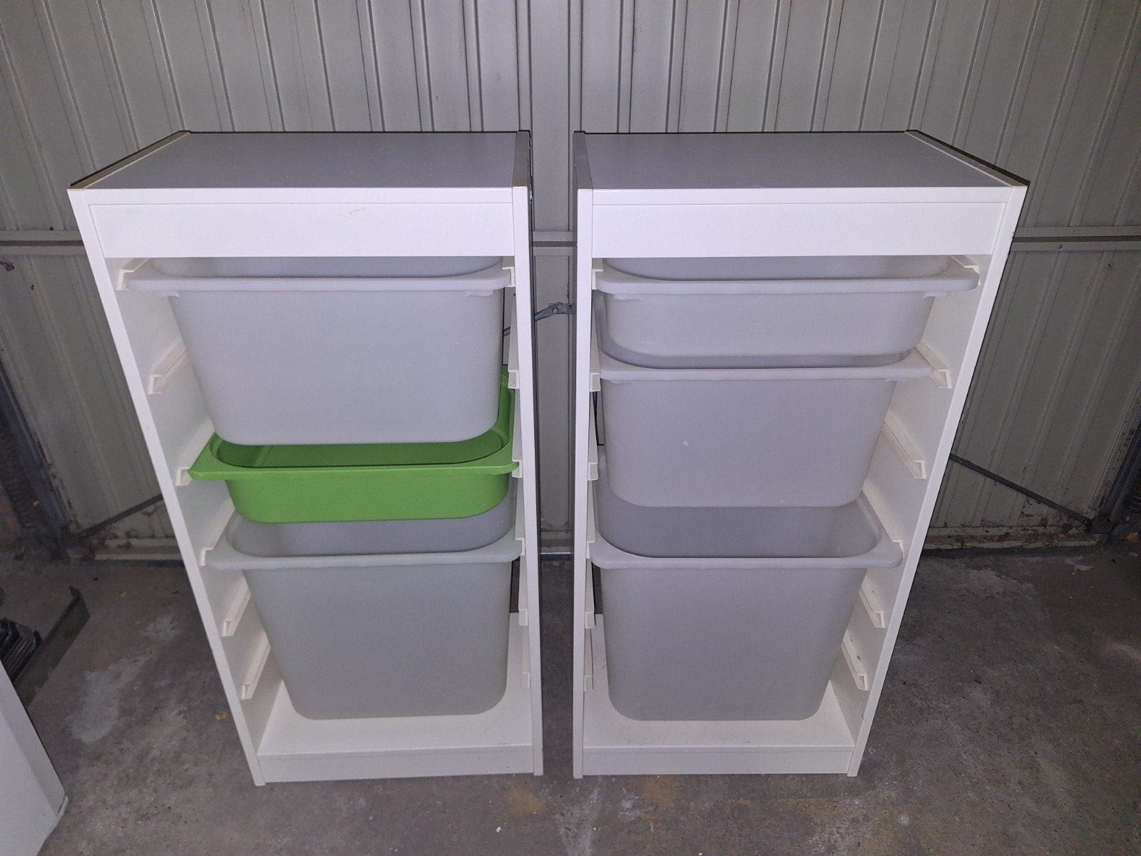 IKEA Trofast opbergkasten met bakken (2 stuks), Huis en Inrichting, Ophalen, Gebruikt