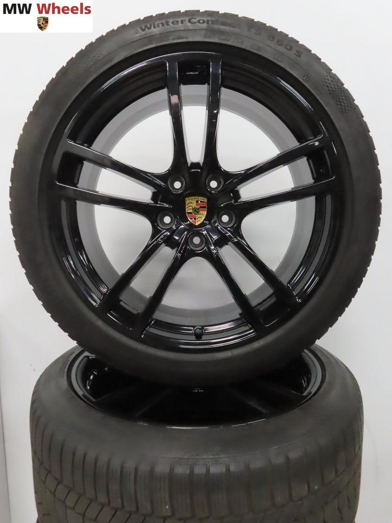 Originele Porsche Cayenne Coupe 21 inch velgen winterbanden, Auto-onderdelen, Banden en Velgen, Gebruikt, -, -, Banden en Velgen