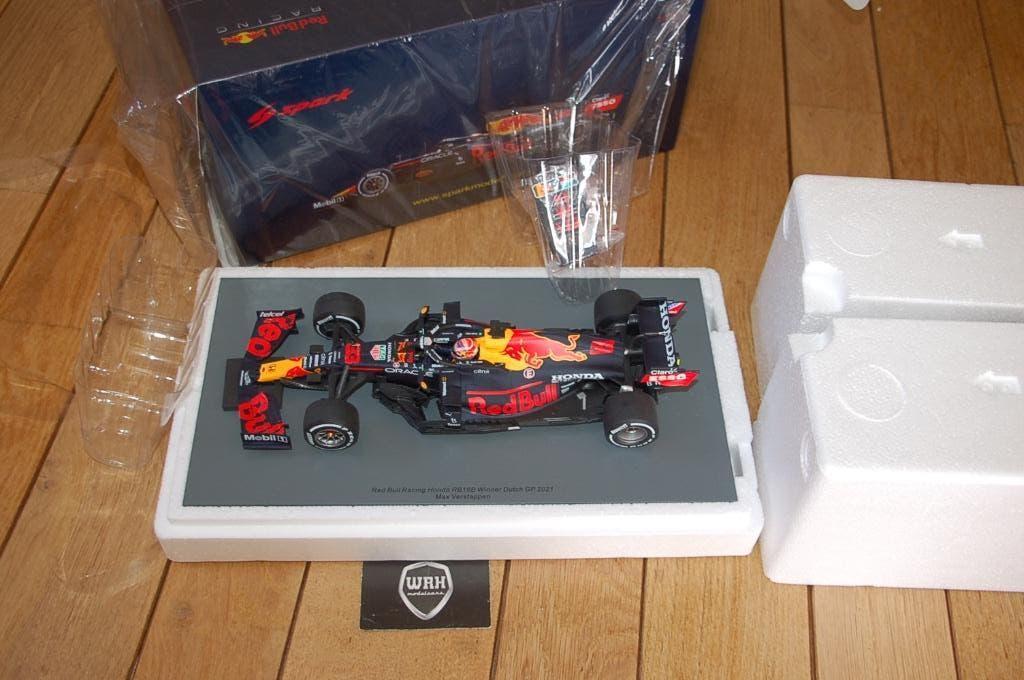 1:18 RED BULL RB16B MAX VERSTAPPEN F1 Dutch GP Spark WRH, Verzenden, Zo goed als nieuw, Auto, Overige merken