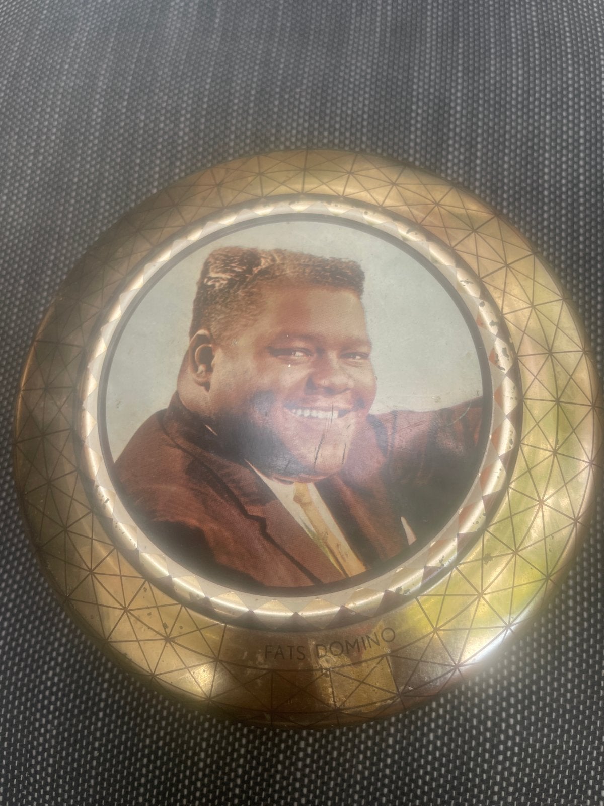 Vintage Kwatta blik Fats Domino Breda Holland, Antiek en Kunst, Ophalen of Verzenden
