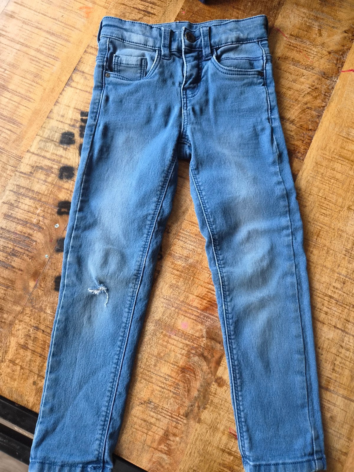 Hema My Skinny Fit Jeans Maat 110, Broek, Gebruikt, Jongen of Meisje, Ophalen of Verzenden