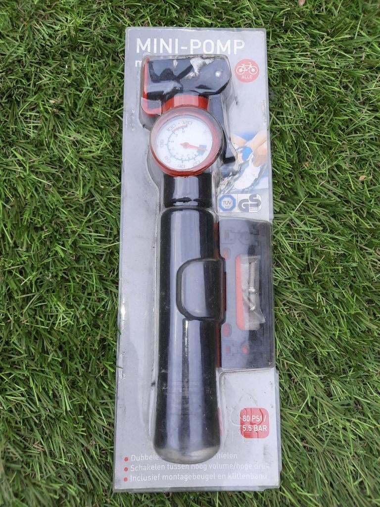 Nieuwe Mini-Pomp met Drukmeter voor Fiets, Ophalen of Verzenden, Nieuw