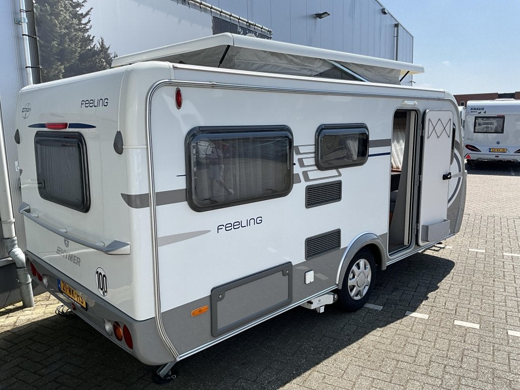 Eriba Feeling 425 HEFDAK-MOVER-FIETSENDRGR, Caravans en Kamperen, Standaardzit, Bedrijf, 750 - 1000 kg, 4 tot 5 meter