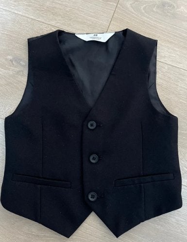Nette zwarte gilet van H&M voor jongens - 98, Overige typen, H&M, Ophalen of Verzenden, Zo goed als nieuw