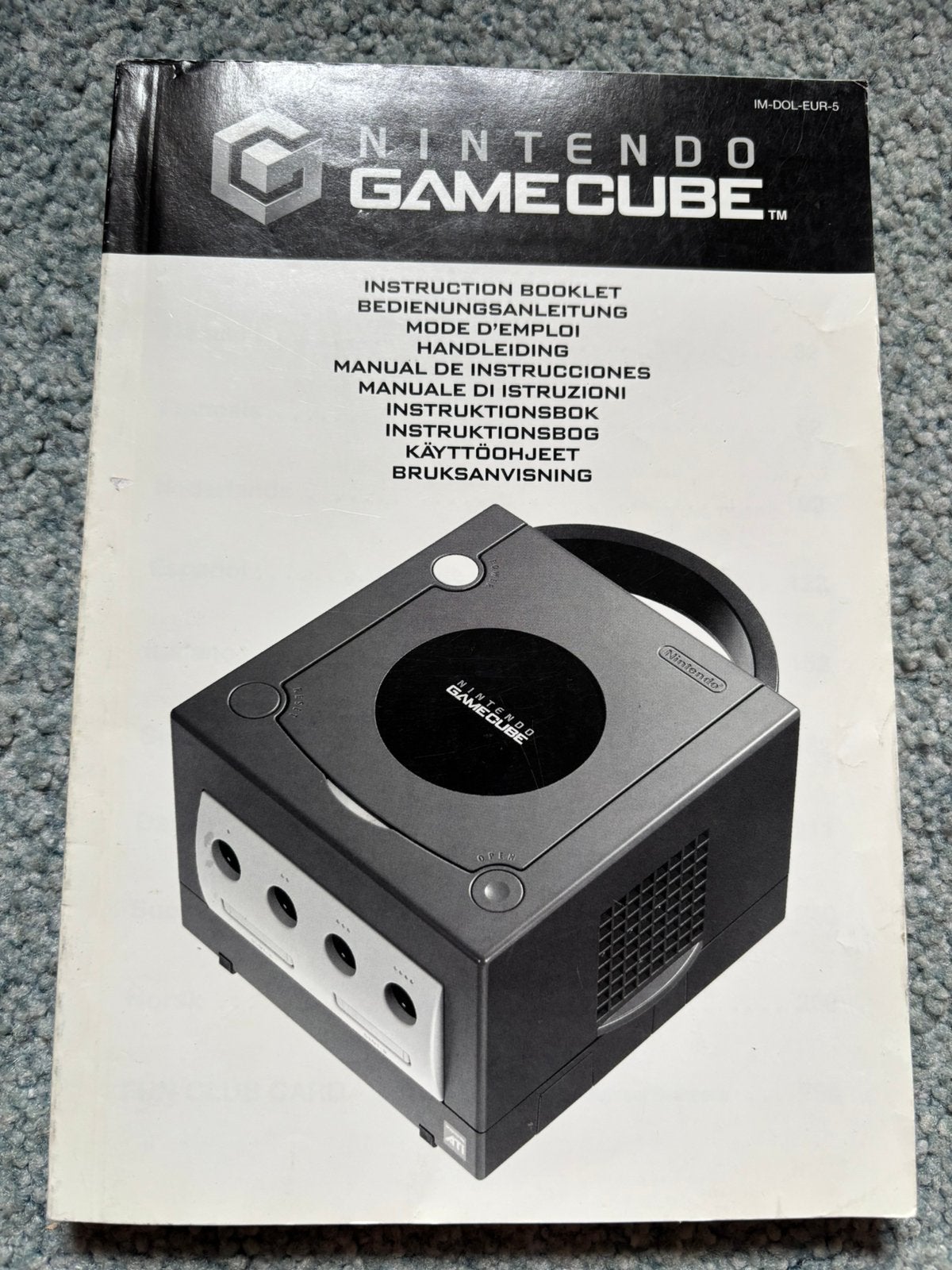 Gamecube Console Handleiding, 1 speler, _, _, Ophalen of Verzenden