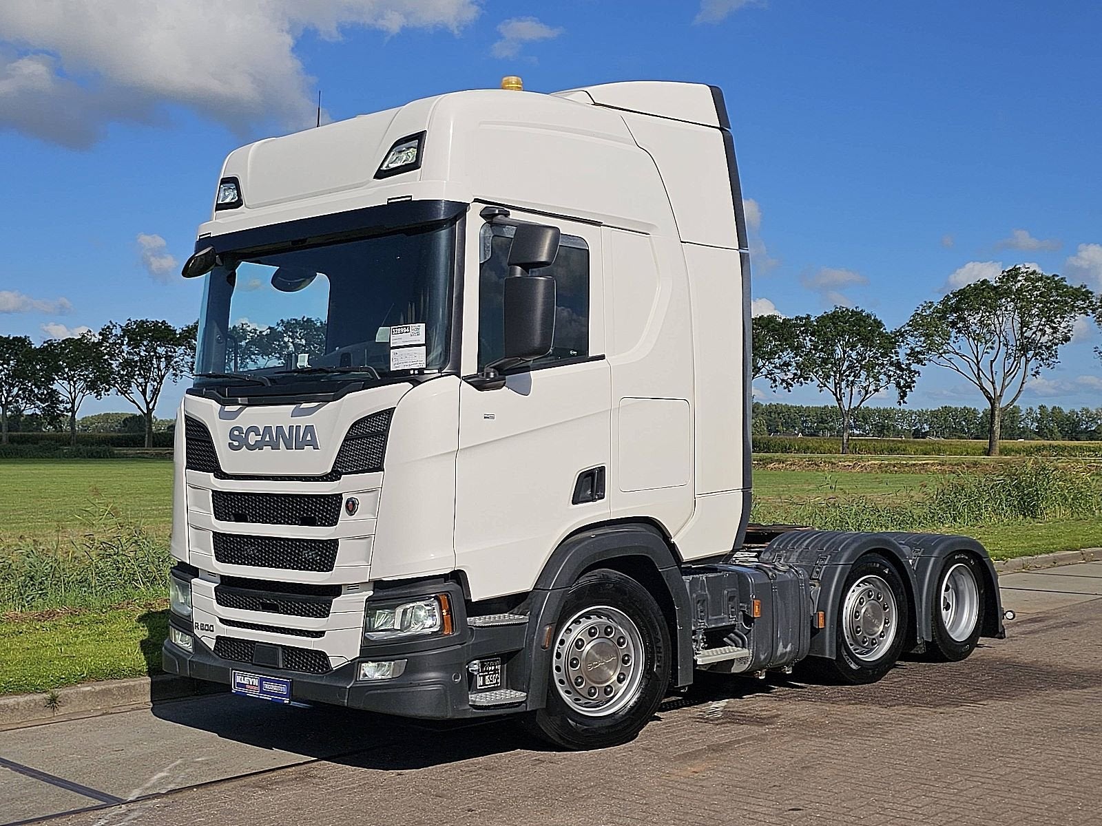 SCANIA R500 6x2/4 lb mega ret, Automaat, Euro 6, Scania, Wit