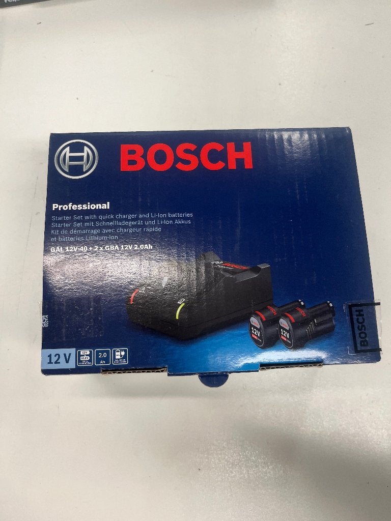 Li ion batterijen plus oplader Bosch 1600A019R8, Ophalen of Verzenden, Nieuw, Oplaadbaar