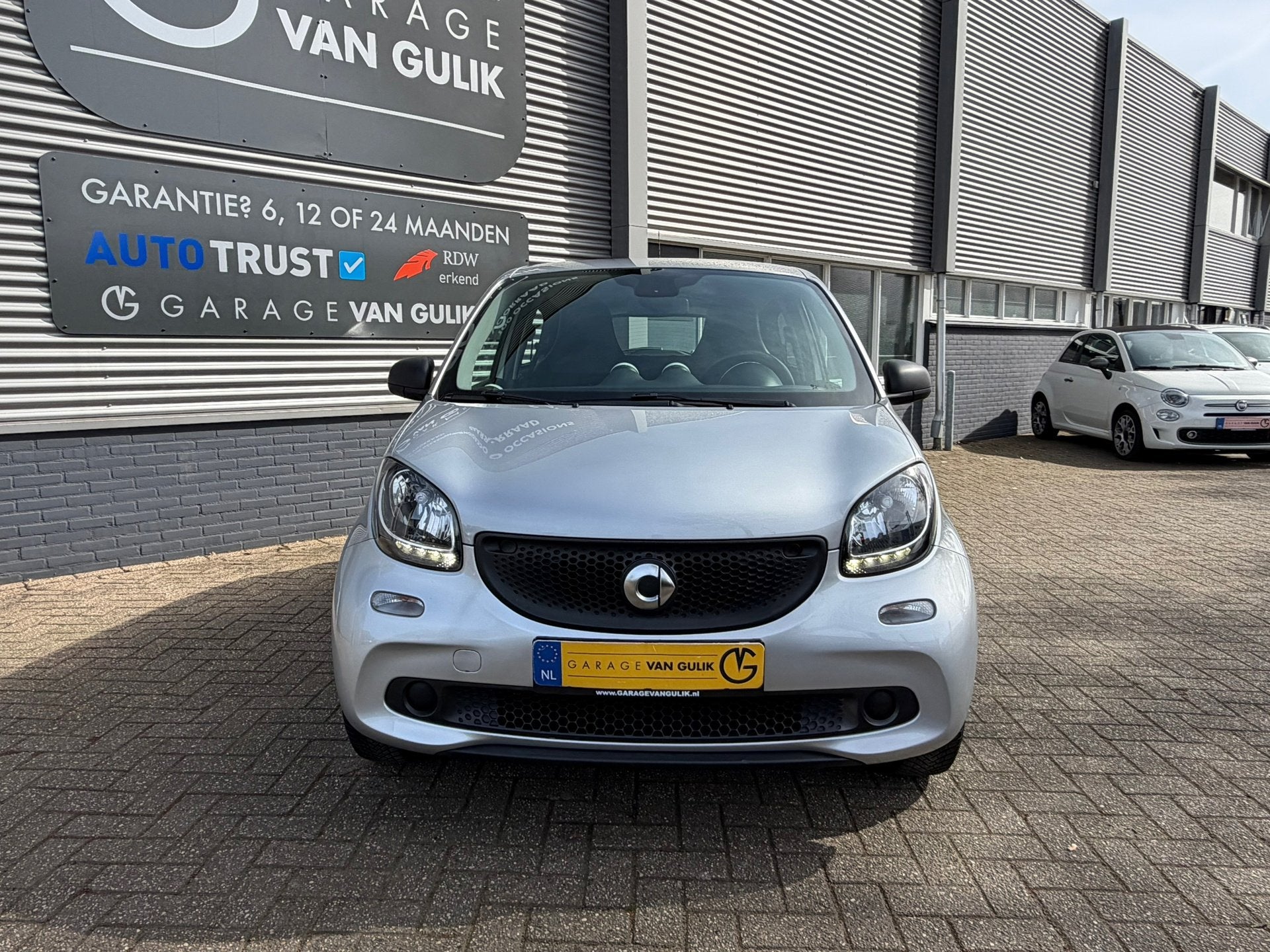 Smart Forfour 1.0 71PK Pure Airco,CruiseControl,Leder,Isofix, Auto's, Achterwielaandrijving, Gebruikt, 4 stoelen, Handgeschakeld