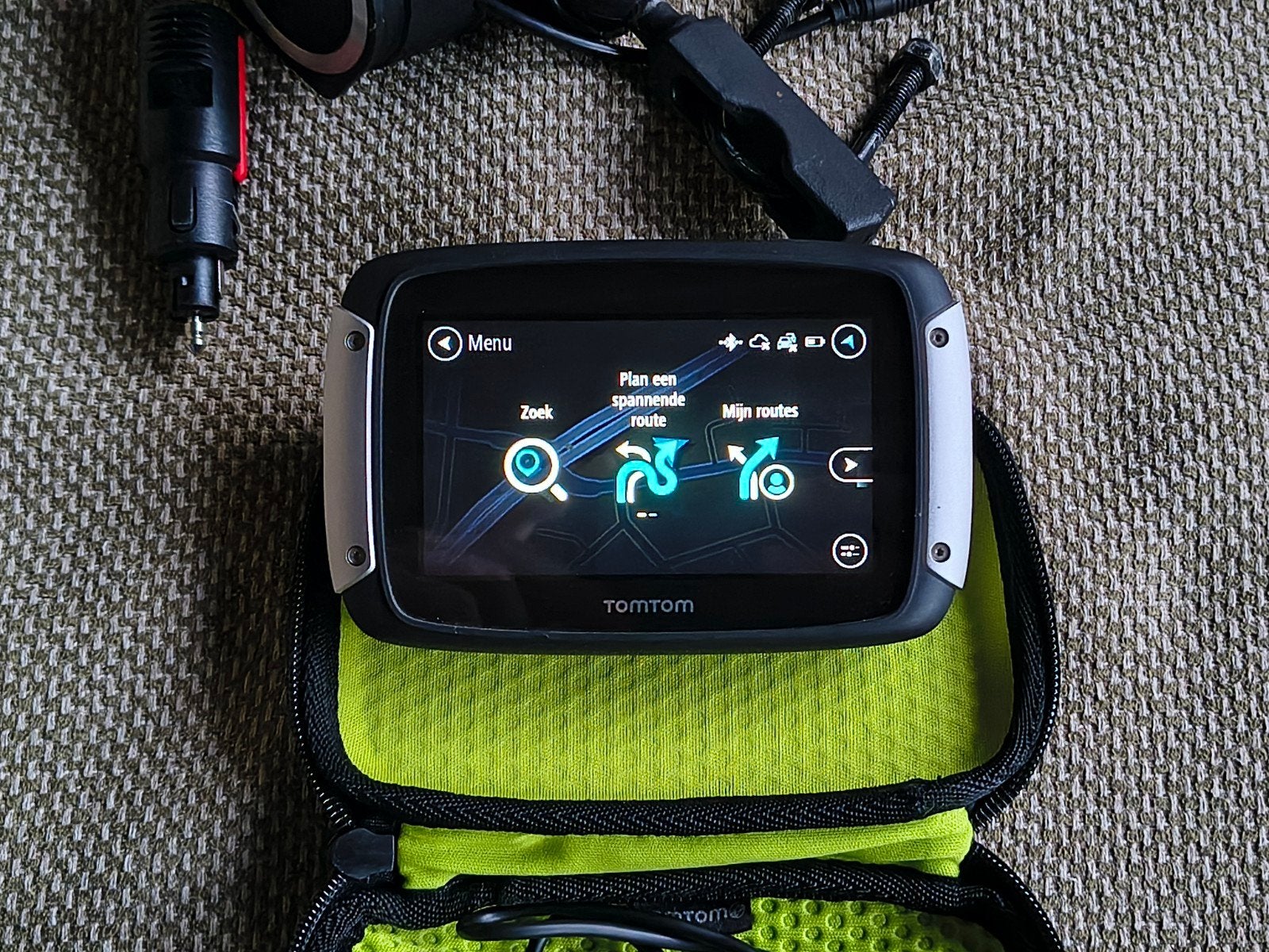 TomTom Rider 400 met RAM Mount steun en slot, Ophalen of Verzenden, Gebruikt