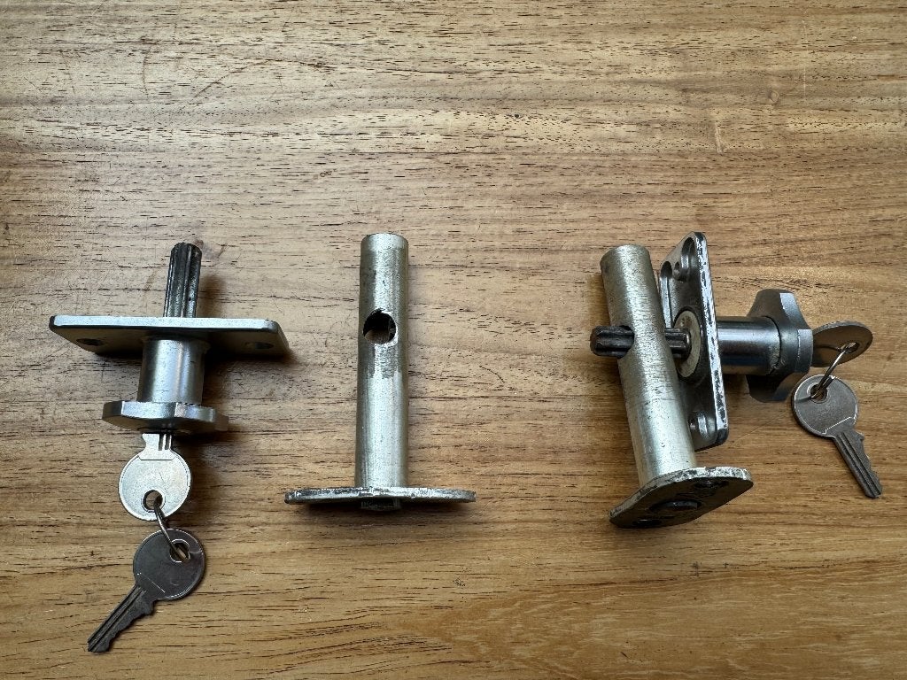 slot, Ophalen of Verzenden, Gebruikt, Rvs, Slot