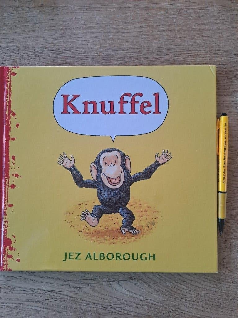 KNUFFEL. JEZ ALBROUGH. LIEF BOEKJE., Gelezen, Ophalen of Verzenden, Jez Albrough, 2 tot 3 jaar