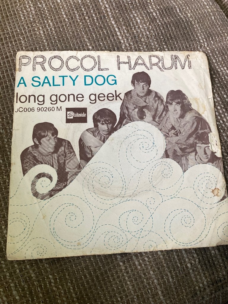 Procol Harum - A Salty Dog / Long Gone Geek (Vinyl Single), Gebruikt, 7 inch, Ophalen of Verzenden, EP