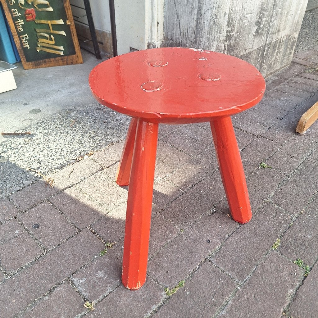 Brocante Rood Melkkrukje / Krukje, Ophalen, Gebruikt, -, -