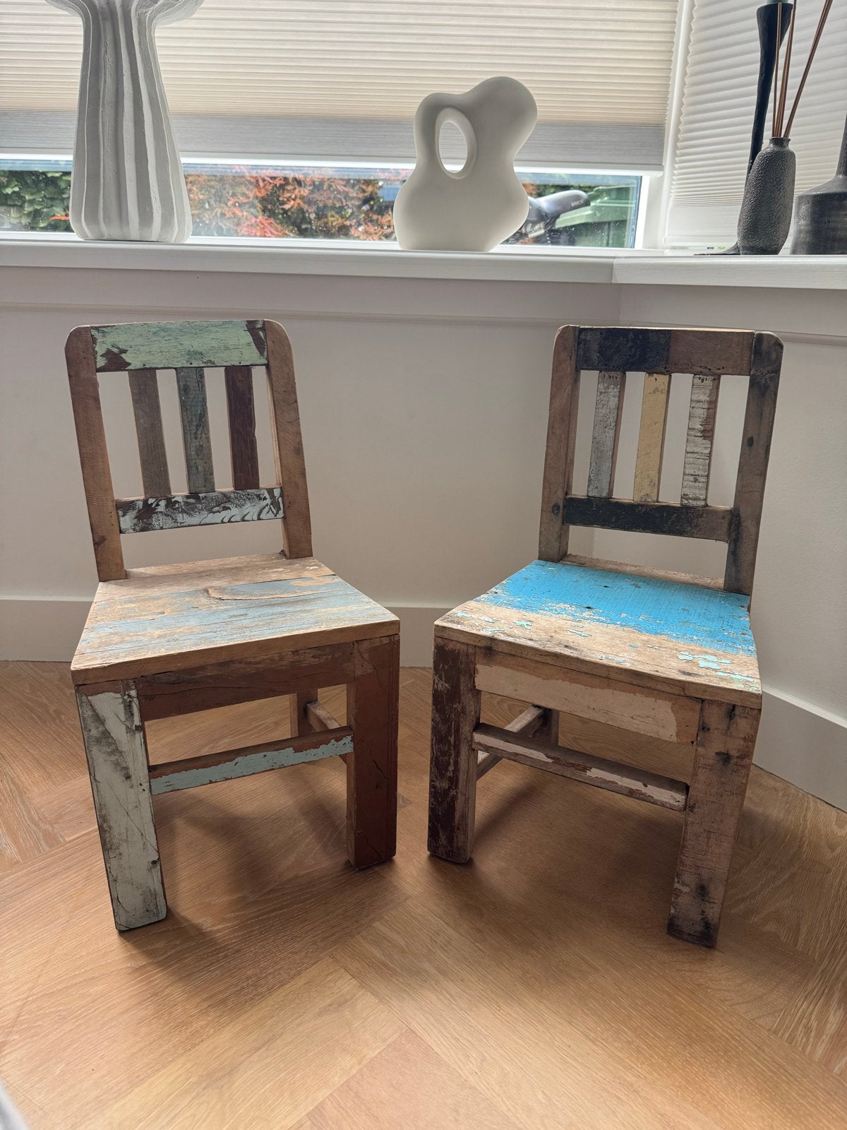 Twee houten kinderstoeltjes, Ophalen, Gebruikt, Stoel(en)