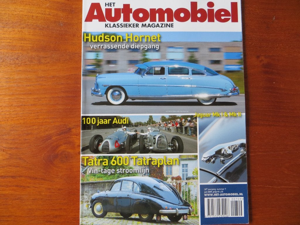 Het Automobiel 7 2009 Tatra 600, 100 jaar Audi, Jaguar, Boeken, Ophalen of Verzenden, Nieuw, Audi