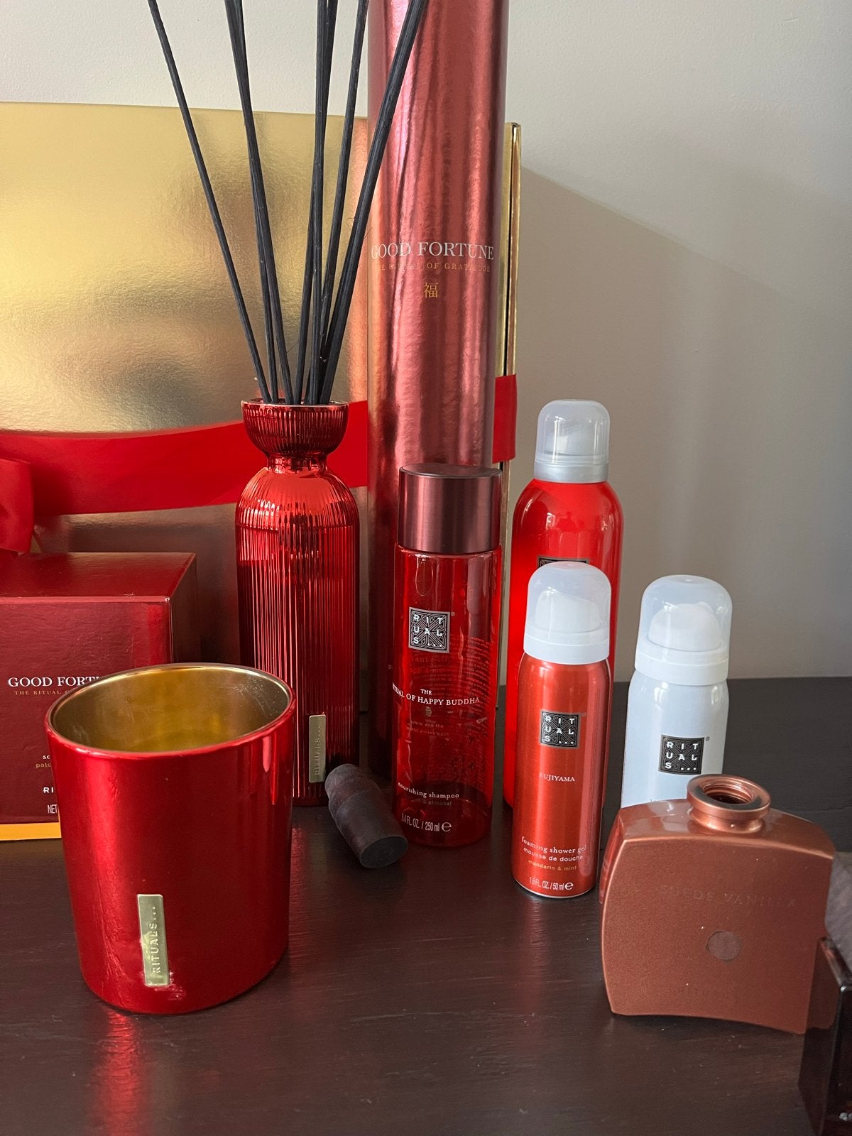 LEEG: Rituals The Ritual of Good Fortune & Ayurveda + advent, Ophalen of Verzenden, Gebruikt, Overige typen