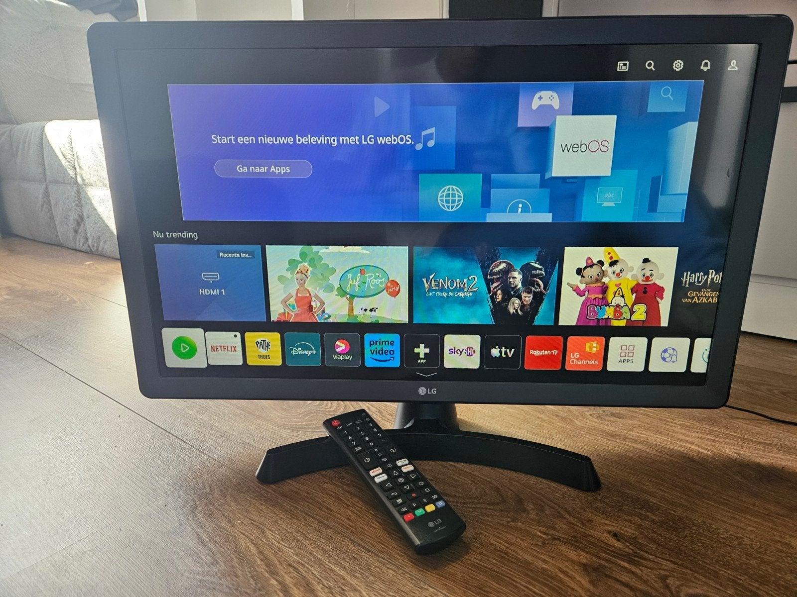 LG tv/monitor zo goed als nieuw, VA, Zo goed als nieuw, Ingebouwde speakers, LG