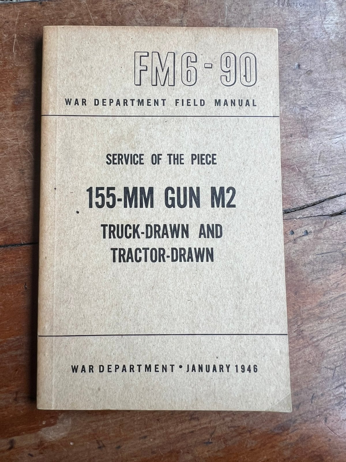 WO2 Amerikaans 155 mm howitzer voorschrift long tom kanon, Amerika, Verzenden, Embleem of Badge