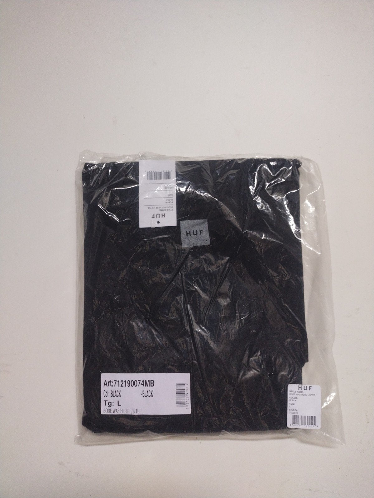 Vaughn/Mark Bode Huf Longsleeve Zwart Maat L - Nieuw en Supe, Maat 52/54 (L), Zwart, Nieuw, Ophalen of Verzenden