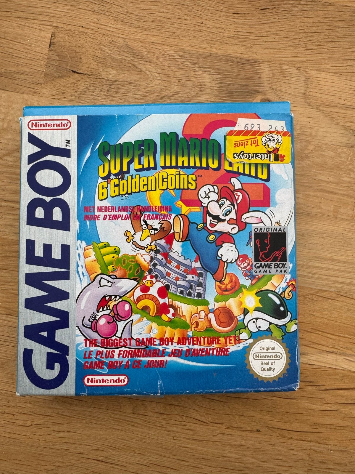 Super Mario Land 2: 6 Golden Coins - Doos (geen cartridge), 1 speler, Ophalen of Verzenden, Zo goed als nieuw, Vanaf 3 jaar