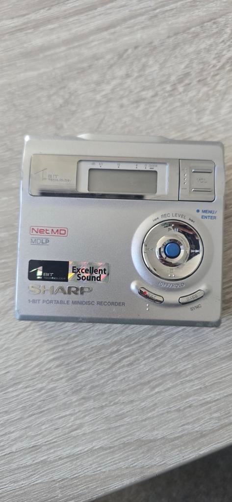 Sharp IM-DR410H(S) NetMD Minidisc Recorder, Ophalen of Verzenden, Minidisc-recorder