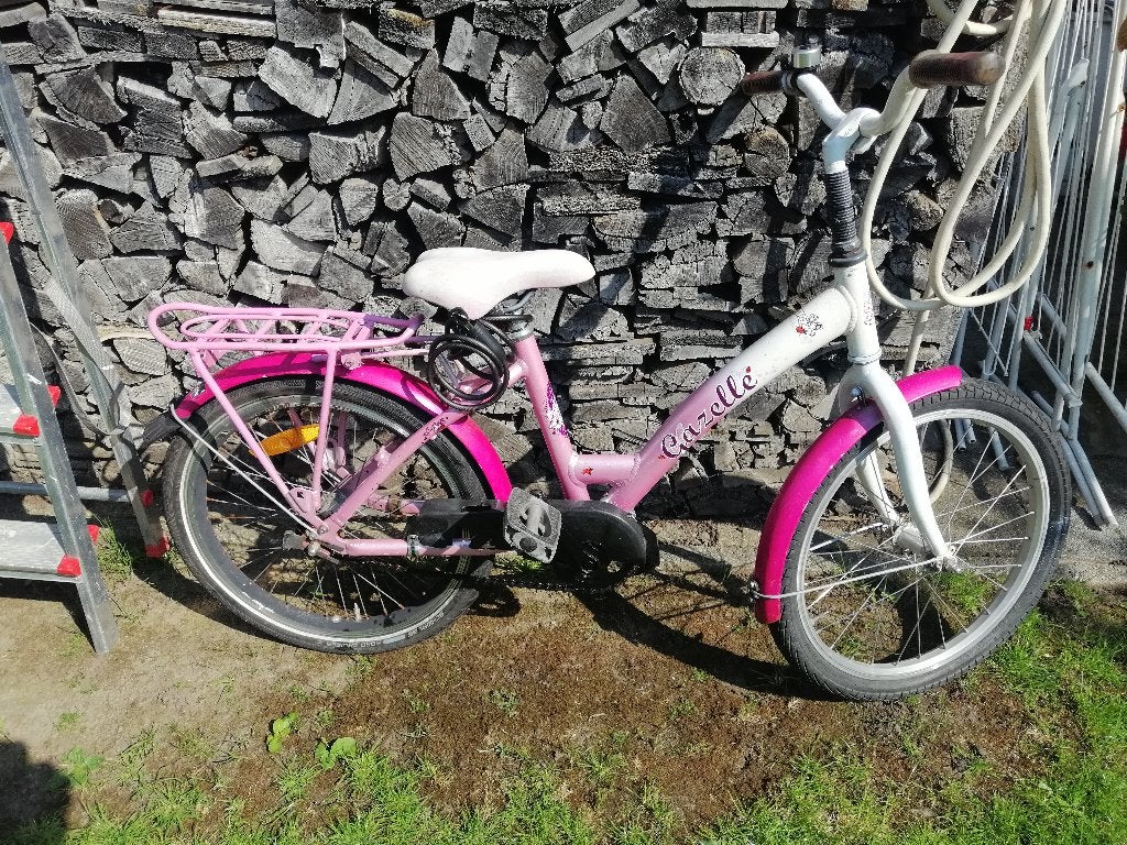 Leuk Gazelle meisjesfiets zonder poespas, Terugtraprem, Gebruikt, Ophalen of Verzenden, Minder dan 16 inch