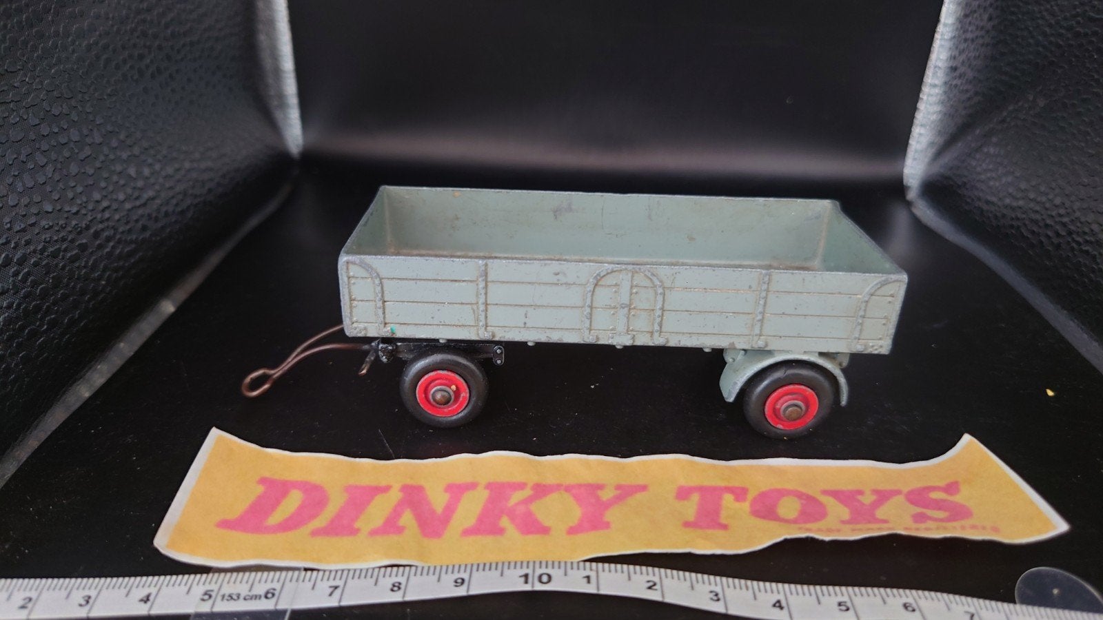 Dinky Super Toys nr.551 Grote 4-wielige aanhangwagen, Ophalen of Verzenden
