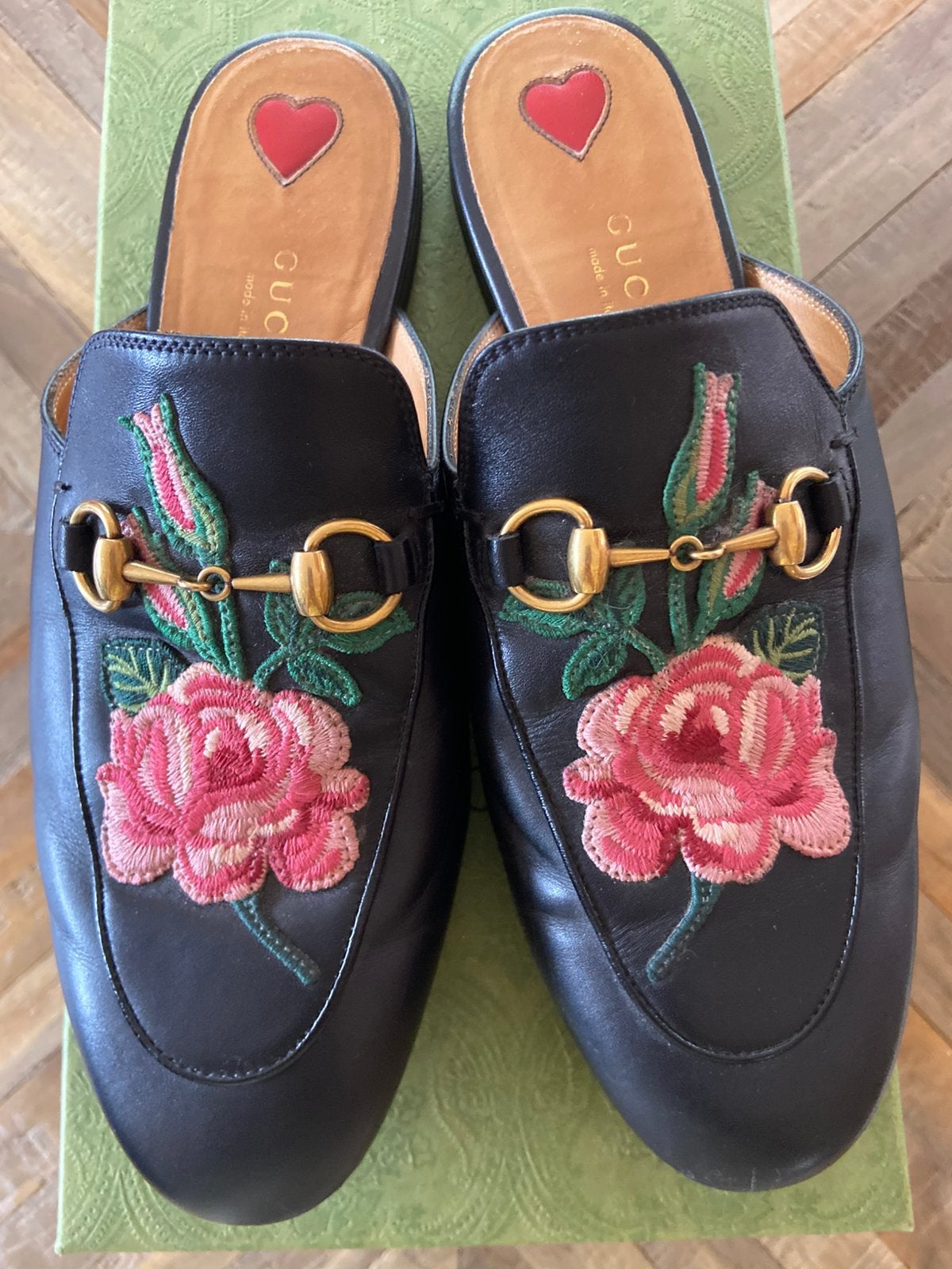 Gucci princetown horsebit mule loafers, Ophalen of Verzenden, Zo goed als nieuw, Instappers, Zwart