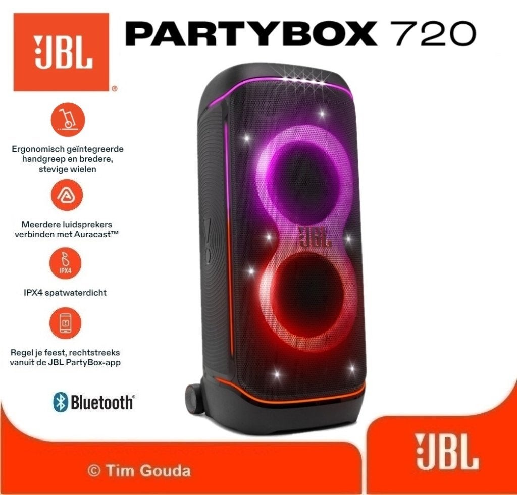 ✅ JBL Partybox 720 - NIEUW, 150 watt of meer, JBL, Overige typen, Nieuw
