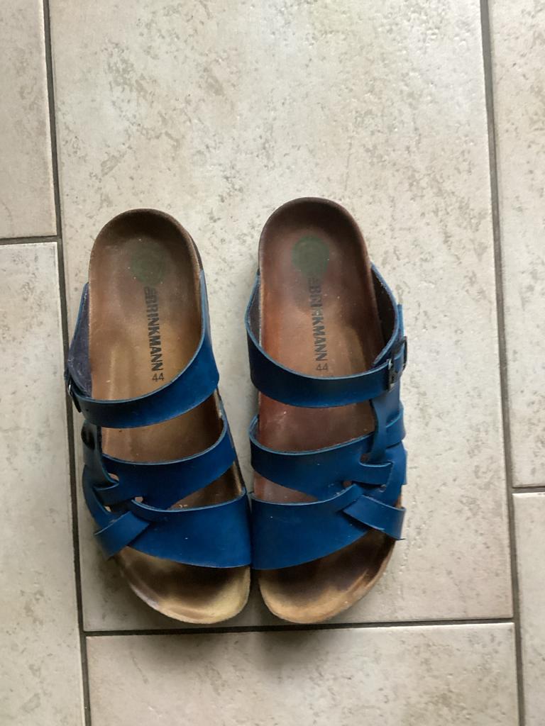 Brinkmann slippers - maat 44, Ophalen of Verzenden, Zo goed als nieuw, Blauw, Slippers