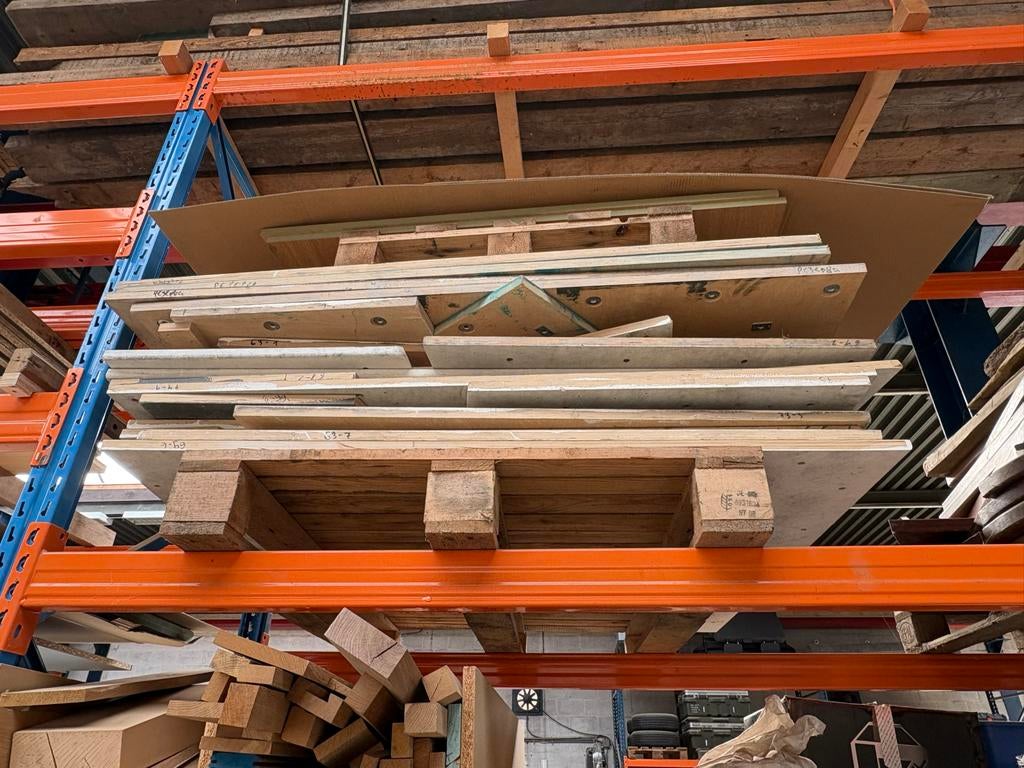 Klimwand onderdelen - 22mm multiplex (8-10 m2), Doe-het-zelf en Verbouw, Hout en Planken, Ophalen, Gebruikt, Minder dan 25 mm