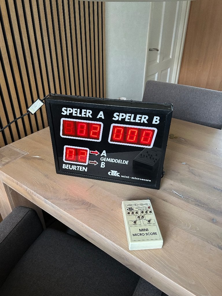 D&K scorebord, Sport en Fitness, Ophalen, Zo goed als nieuw, Overige typen