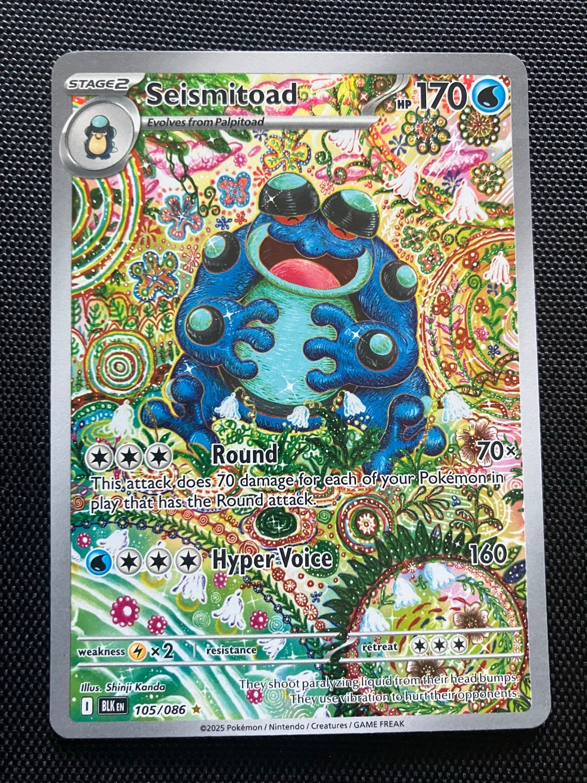 Seismitoad (105/086) Near mint, Ophalen of Verzenden, Zo goed als nieuw, Losse kaart