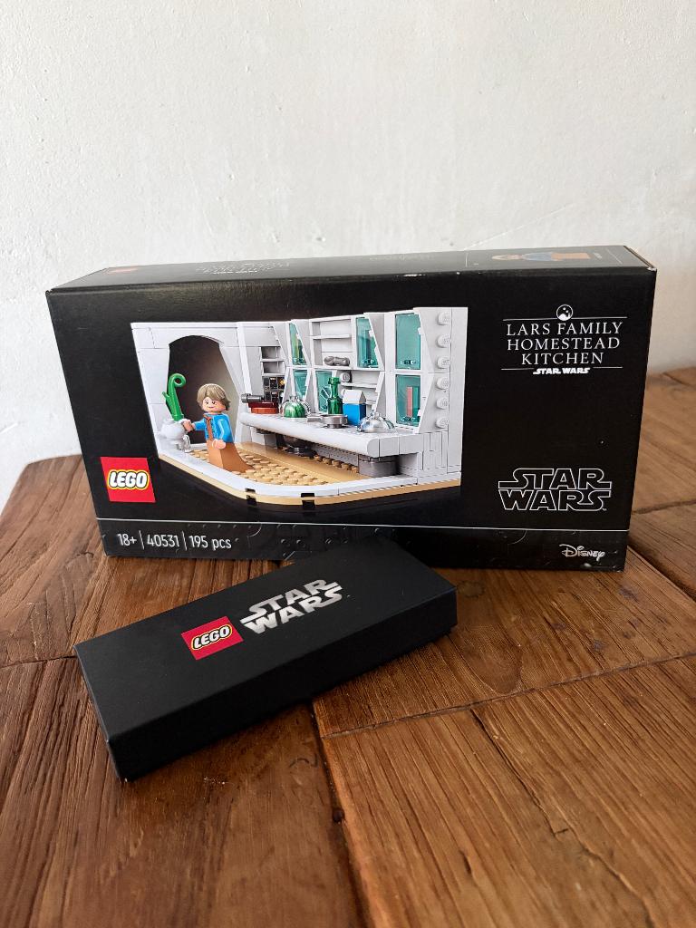 40531 Lars Family Homestead Kitchen + Beskar sleutelhanger, Star Wars, Lego, Nieuw, Ophalen of Verzenden