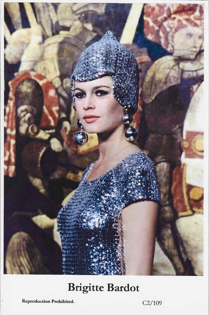 Filmsterren ansichtkaart Brigitte Bardot, Verzamelen, Verzenden, 1960 tot 1980, Ongelopen, Sterren en Beroemdheden