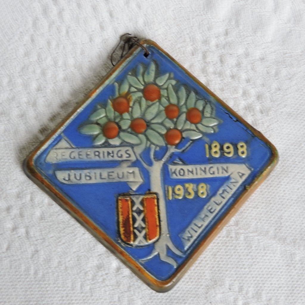 Tegel koningin Wilhelmina 1938, Ophalen of Verzenden